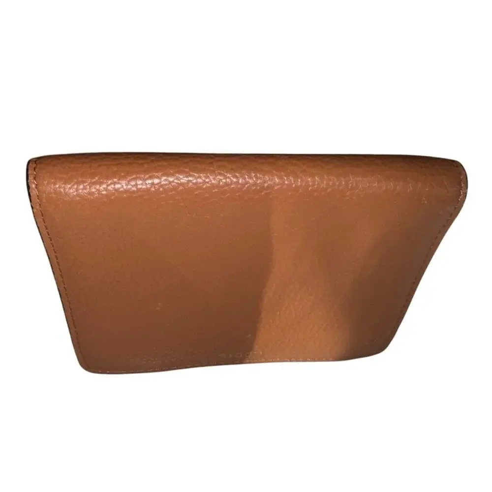 LODIS Kate Classic Zip Round Wallet in Chestnut, New without Tag MSRP $70
